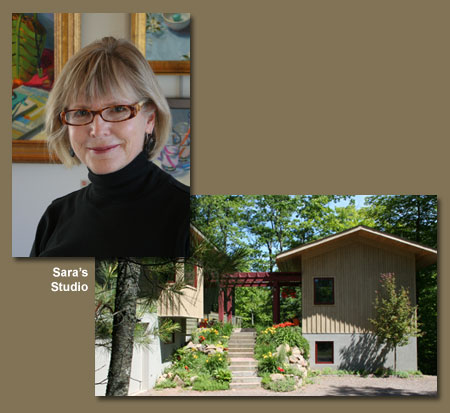 Sara, Blue Moon logo, Day Lilies