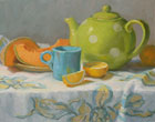 Teapot and Melons