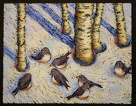 Birches and Juncos